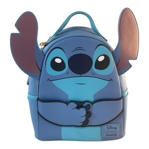 Loungefly Disney Lilo & Stitch Magnetic Hands Mini Backpack NWT